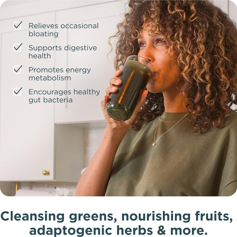 Ancient Nutrition Organic SuperGreens Bloat Relief Powder, 8.5 oz