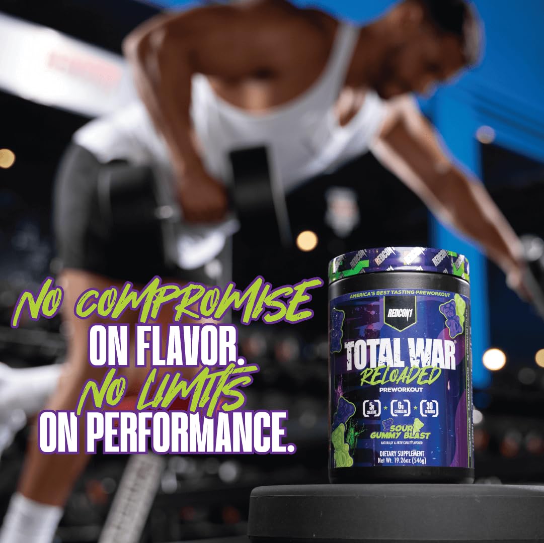 REDCON1 Total War Reloaded Pre Workout Powder 15.66 oz