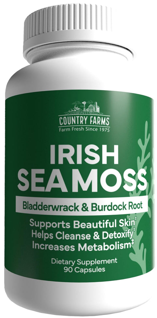 Country Farms Irish Sea Moss, 90 Capsules