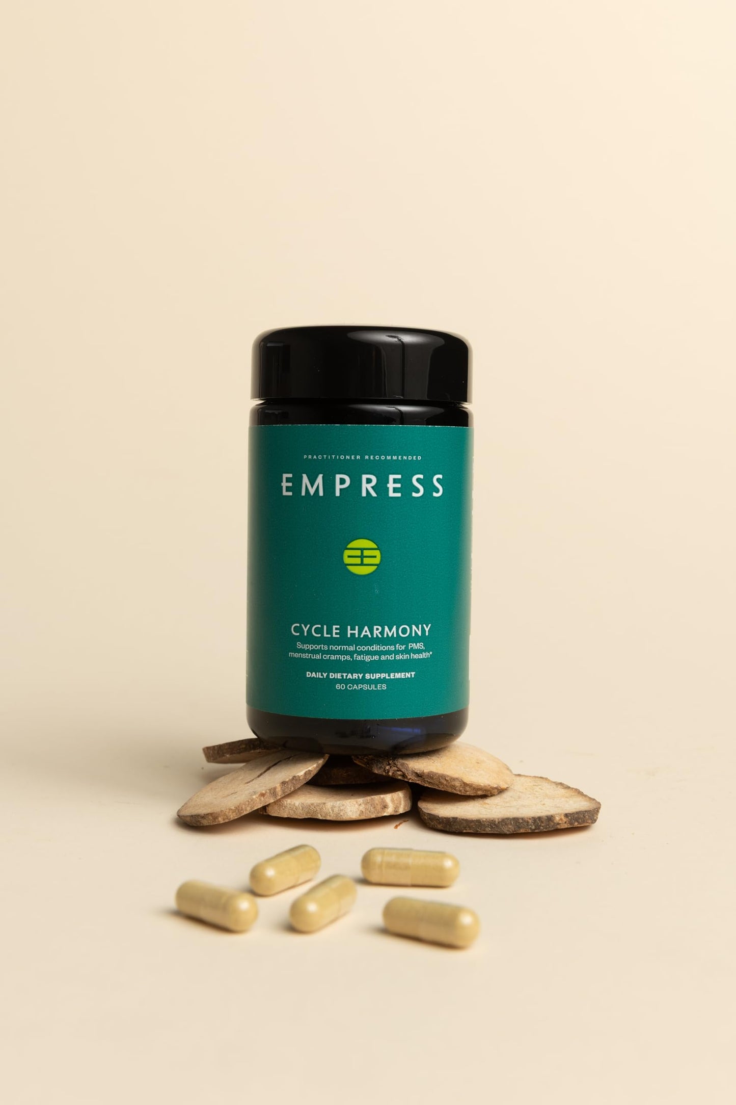 Empress TCM INC Cycle Harmony Hormone Balance Supplement for Women, TCM Herbal Capsules, 60 Capsules