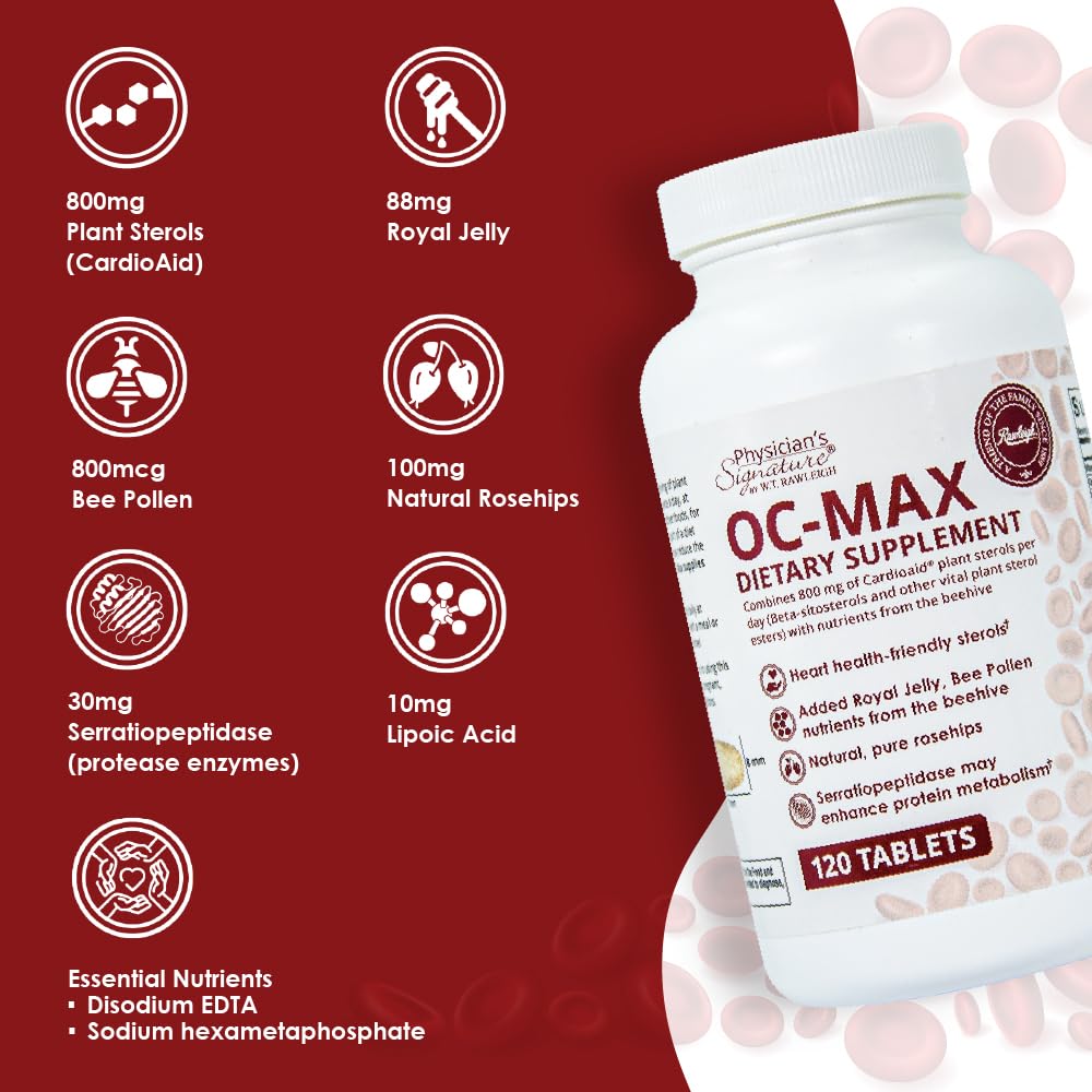 Rawleigh OC-MAX Heart Health Formula Tablet, 120 Count