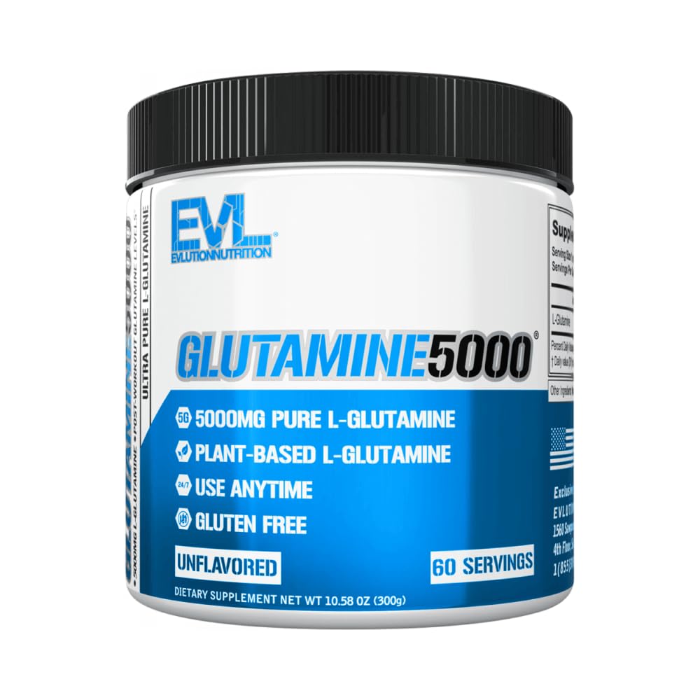 Evlution L-Glutamine Powder 10.58 Ounce