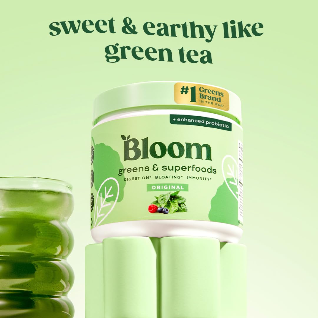 Bloom Nutrition Superfood Greens Original Powder 5.3