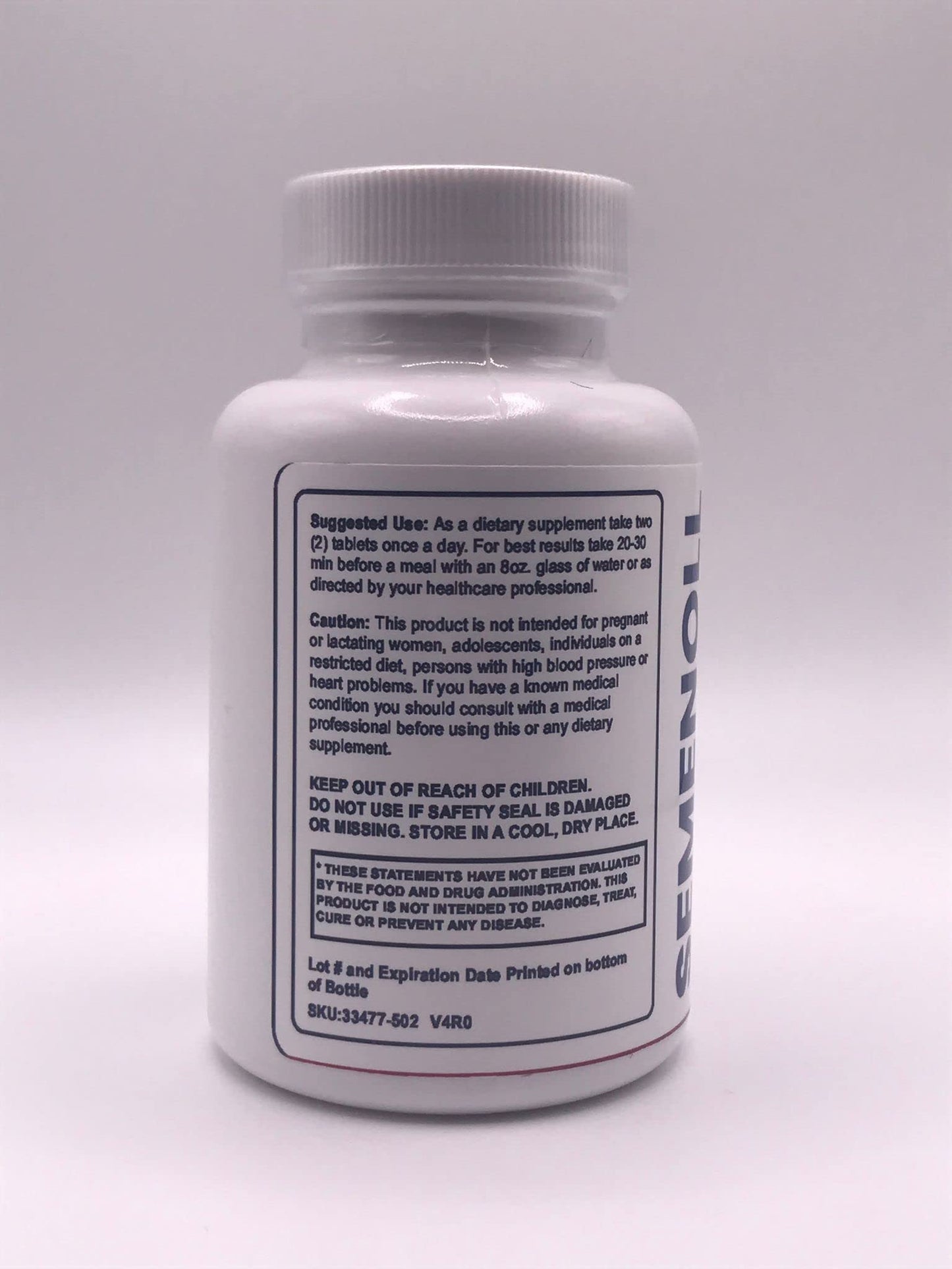 Zonata Semenoll Male Performance Formula Tablet, 60 Count