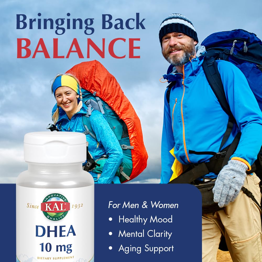 KAL DHEA-10 Tablets 60 Count