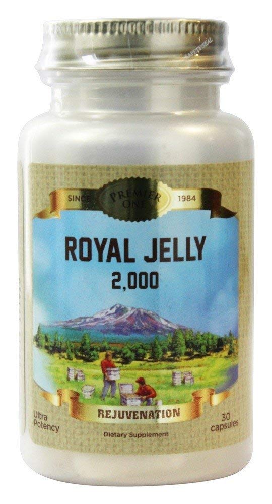 ZAND Honey Gardens Royal Jelly 600mg Capsules, 30 Count