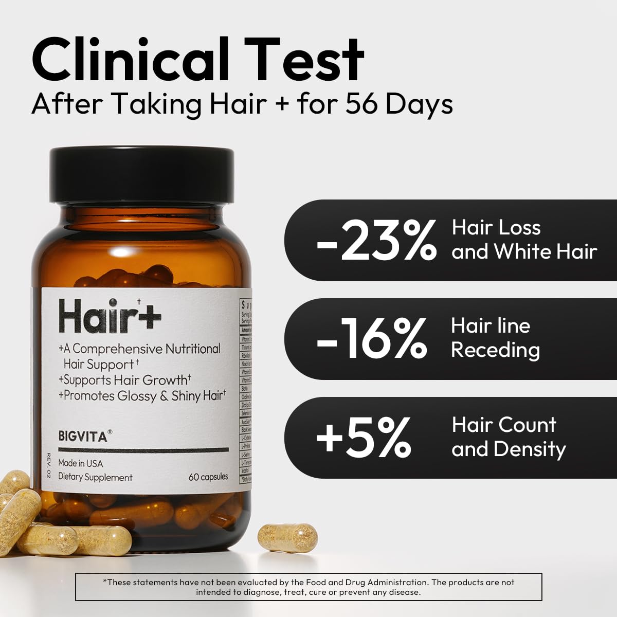 BIGVITA Hair Growth Supplement Capsule 60 Count