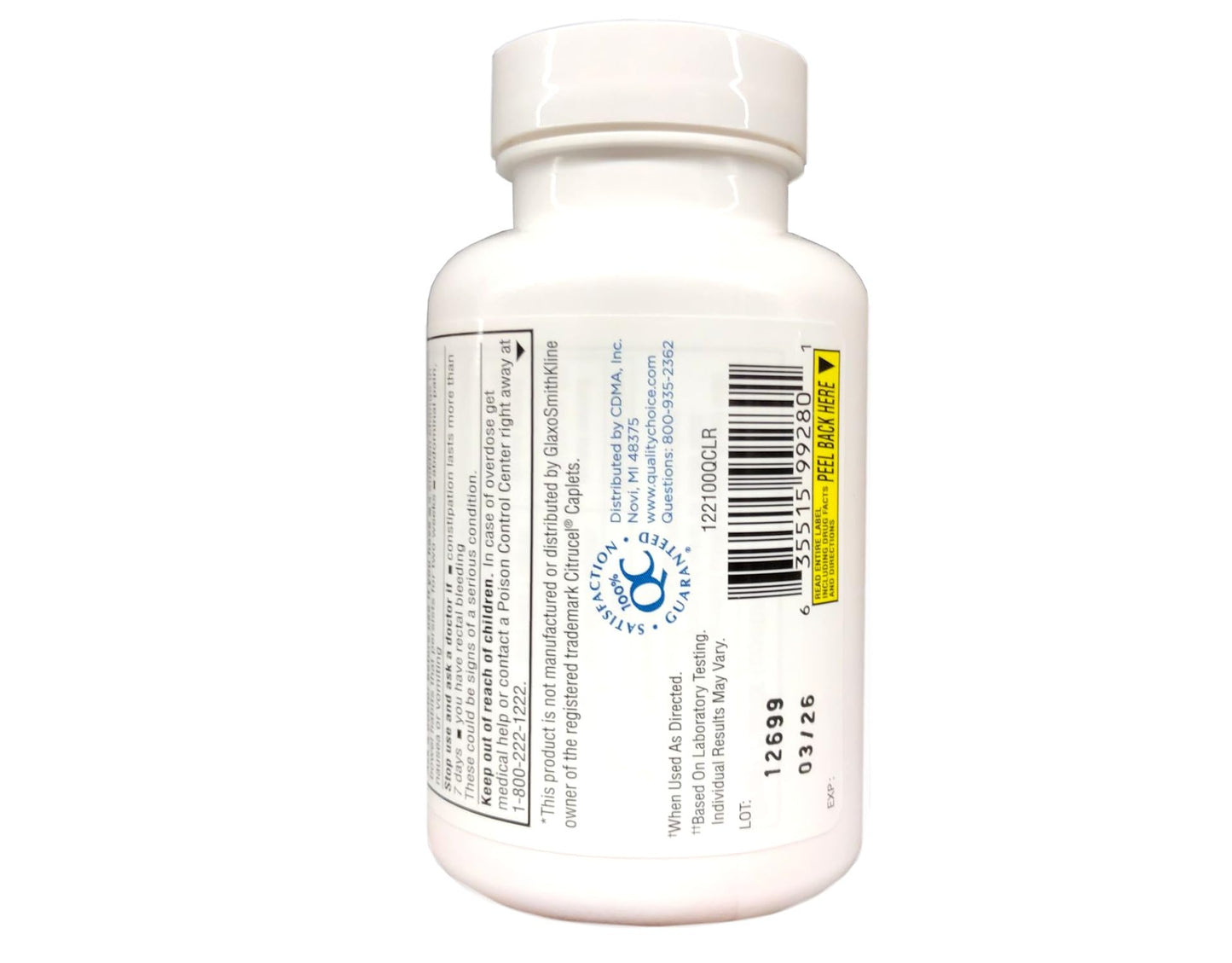 Quality Choice Fiber Therapy for Regularity Methylcellulose 500 mg Caplets 300