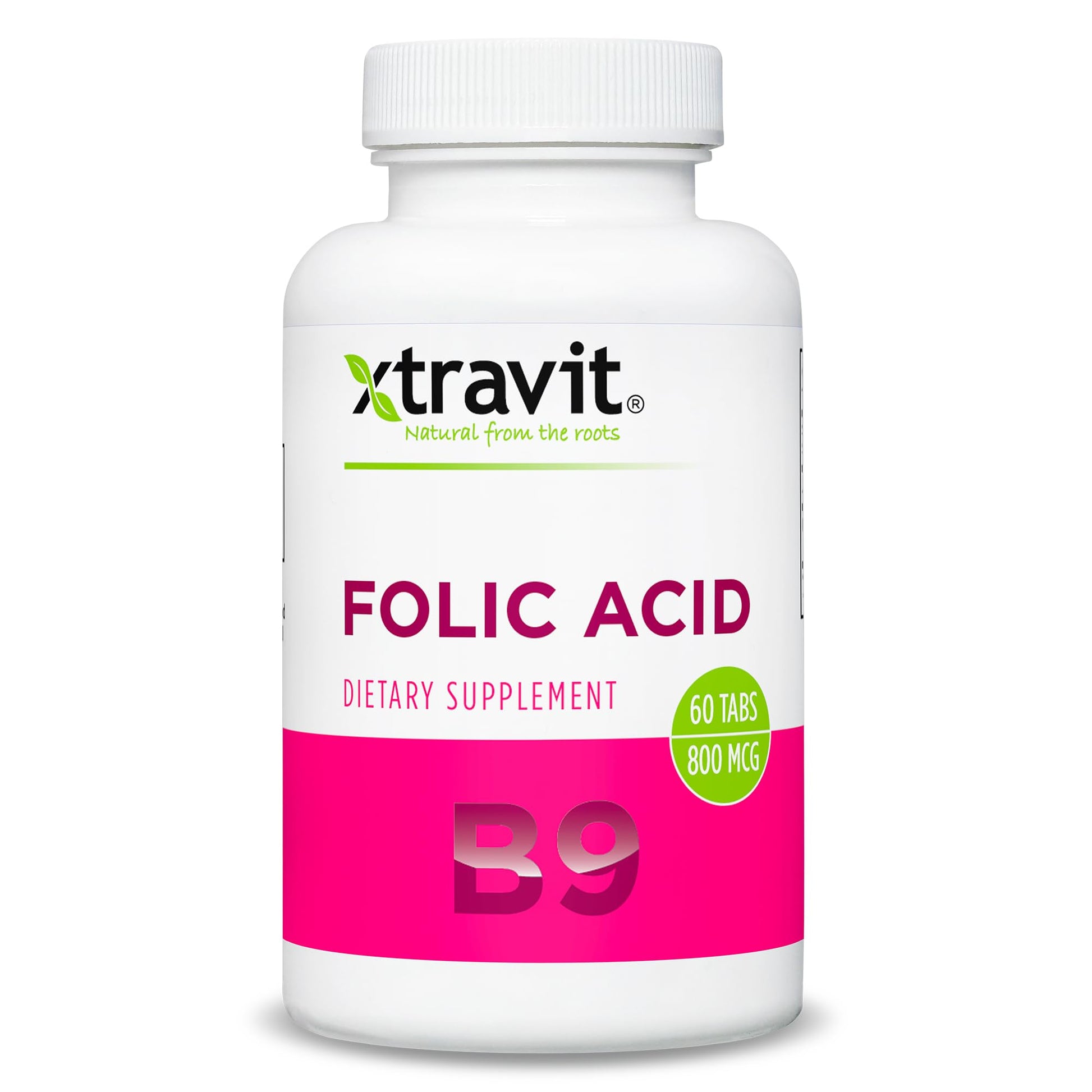 Xtravit Folic Acid Supplement Tablet, 60 Tablets