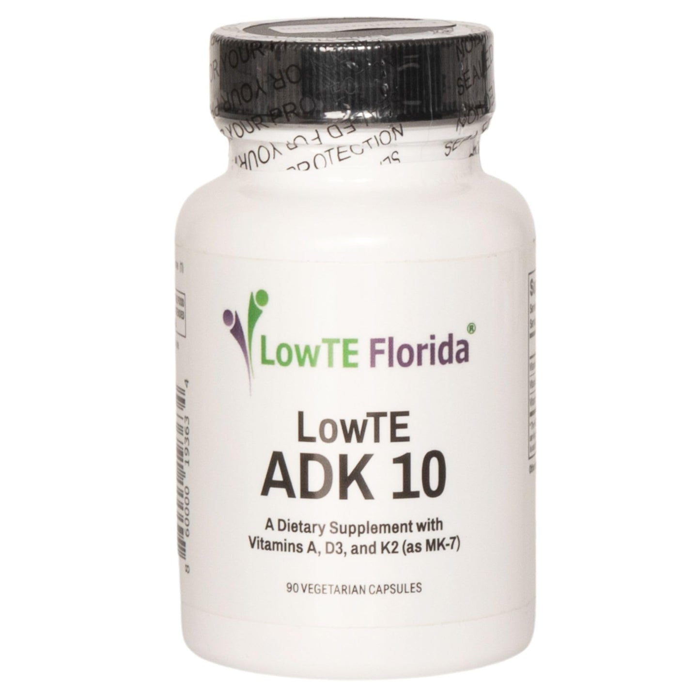 LowTE Florida ADK 10-90 Capsules Vitamin D3 K2 & A, 90 Capsules