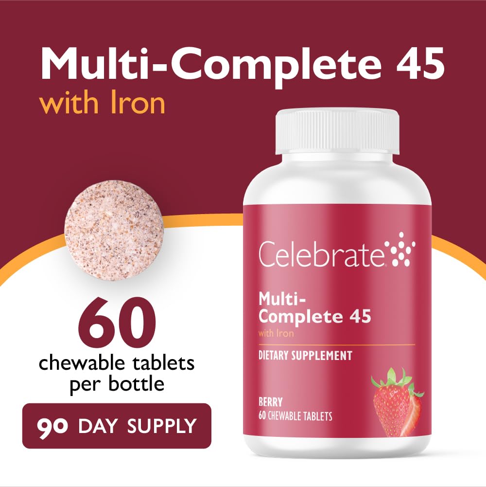 Celebrate Bariatric Supplements Multi-Complete Berry Tablets, 180 Tablets