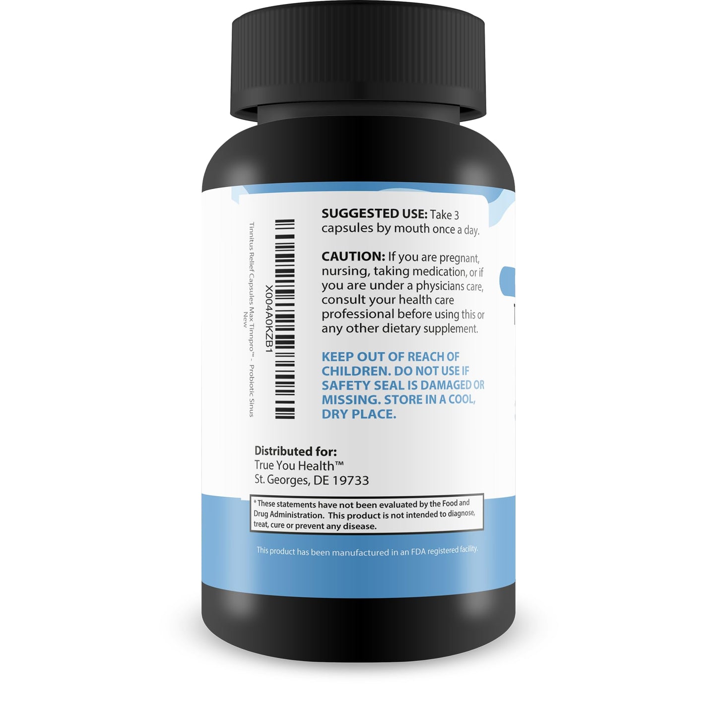 True You Health Max Tinnpro Tinnitus Relief Capsules, 90 Count