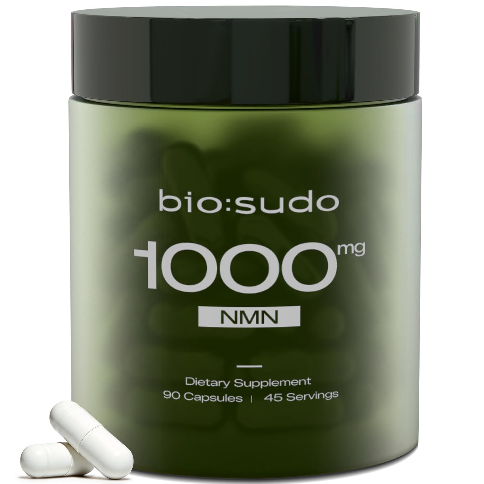 Biosudo NMN Supplement Capsule 1000mg 99% Pure Organic – Cellular Energy & Healthy Aging Support – GMP Certified, Third-Party Tested – 90 Capsules