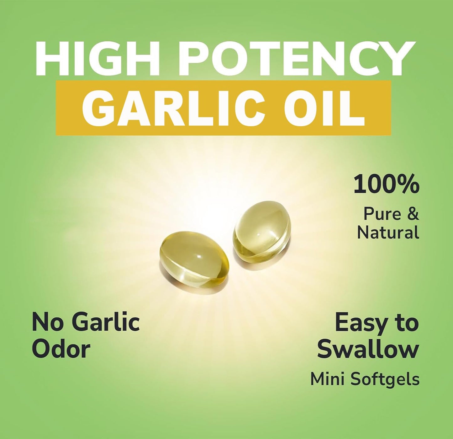 RIOWEGO Aged Garlic Extract Softgels 300 Count