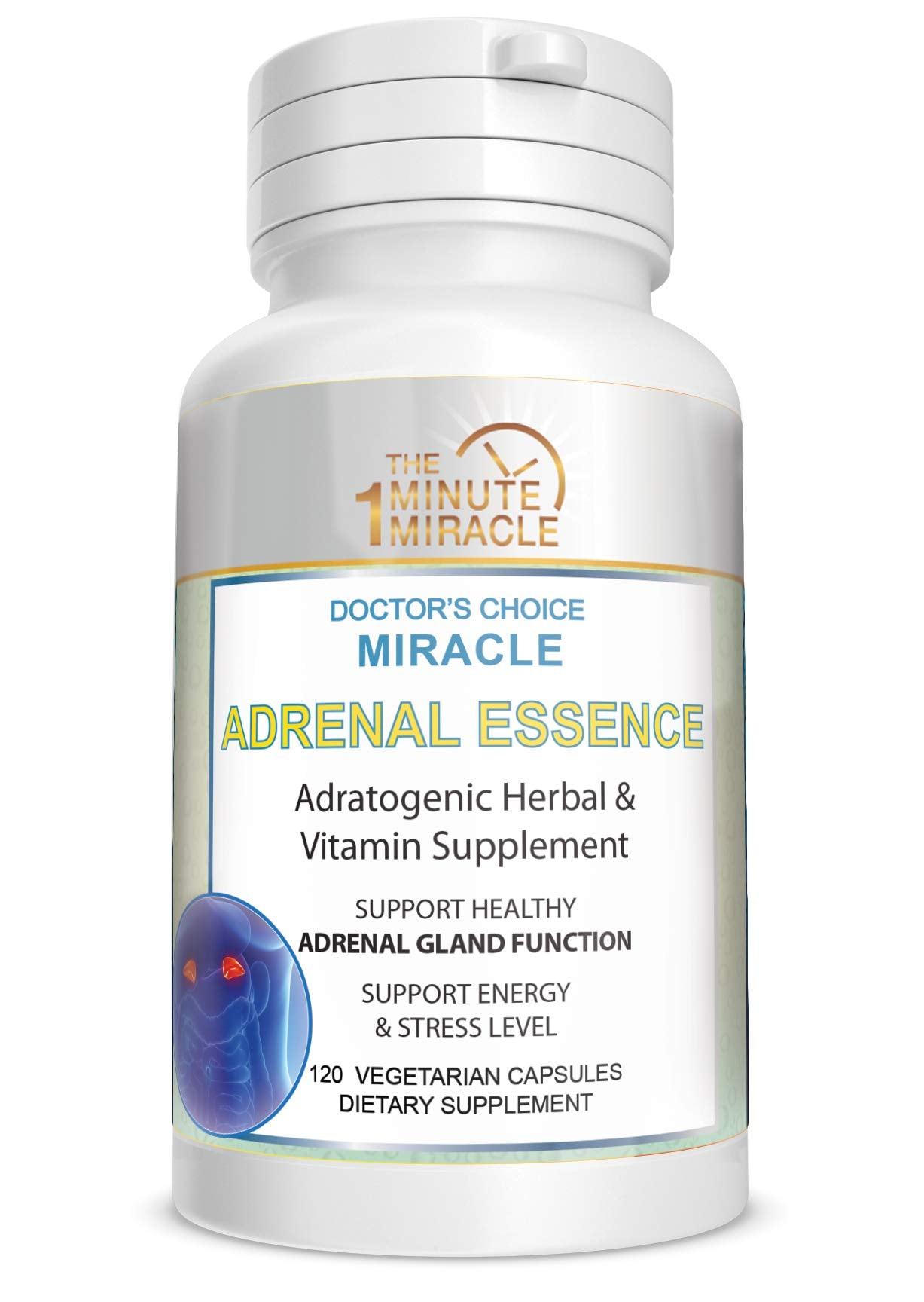The One Minute Miracle Adrenal Essence Capsule 1 Count