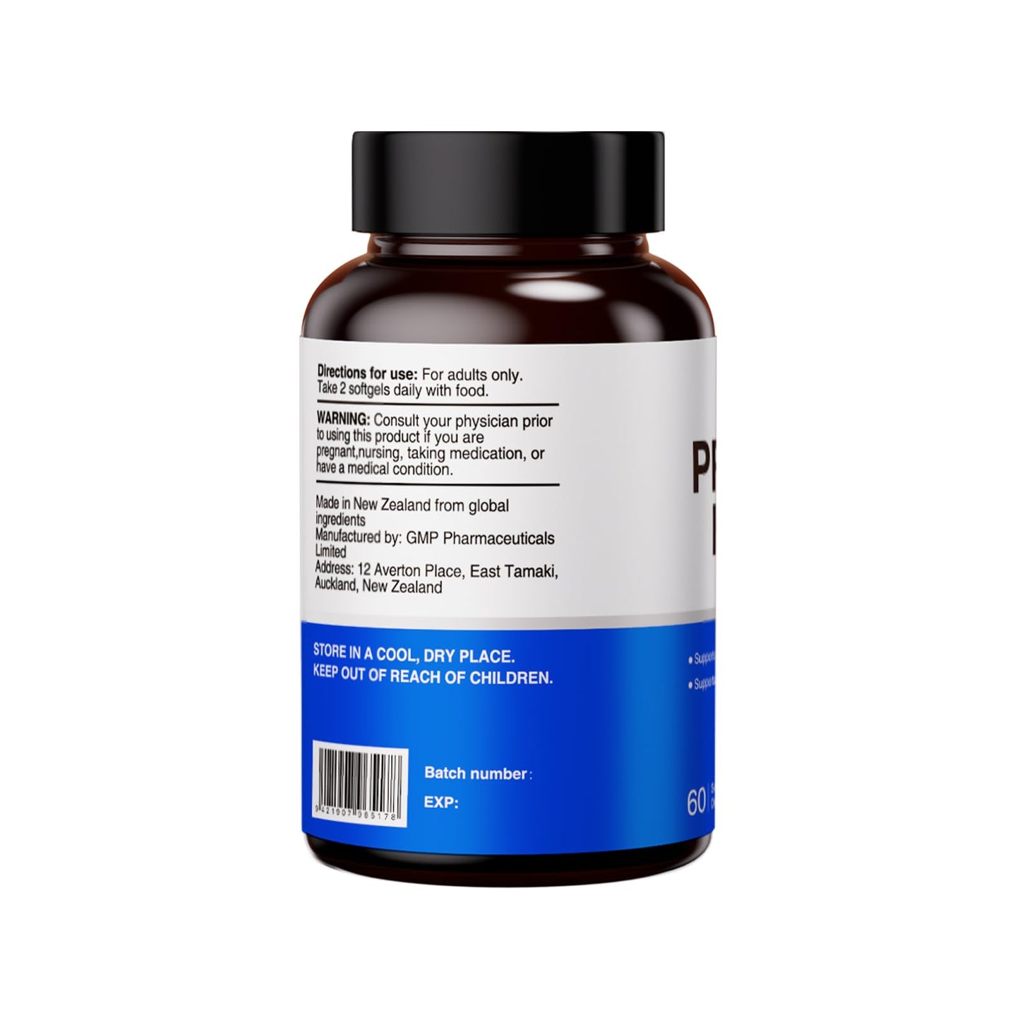 HUJ Prostate Health Saw Palmetto Softgels 60