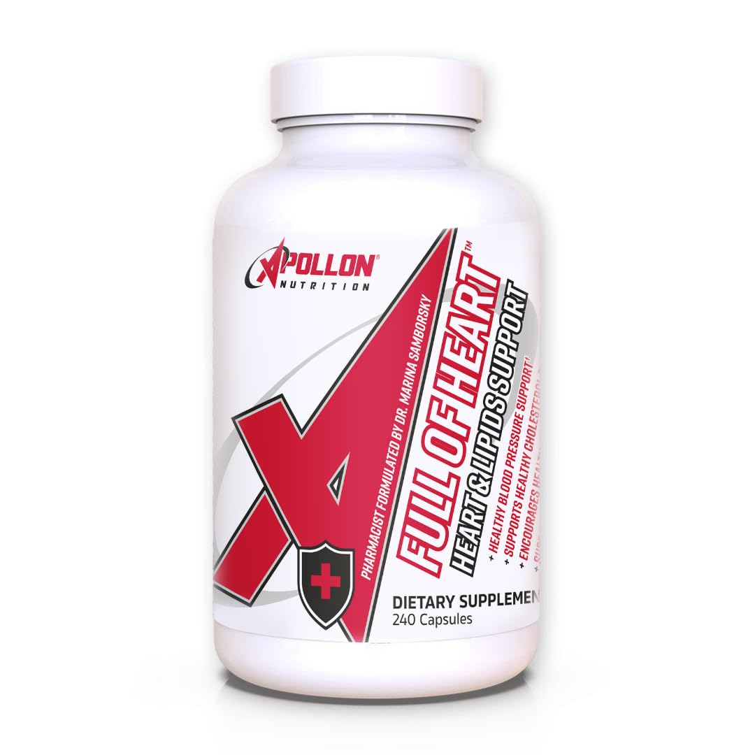 Apollon Nutrition Full of Heart – Comprehensive Cardiovascular Support Capsules 240