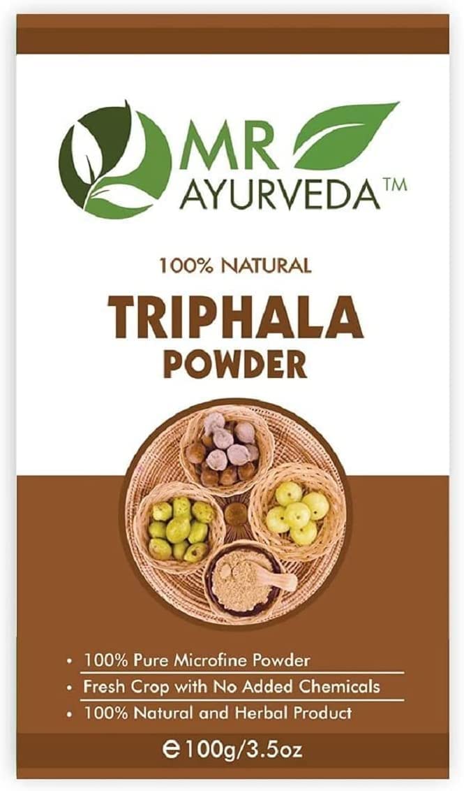 Metrol MR Ayurveda 100% Herbal Triphala Powder, 3.5274 oz