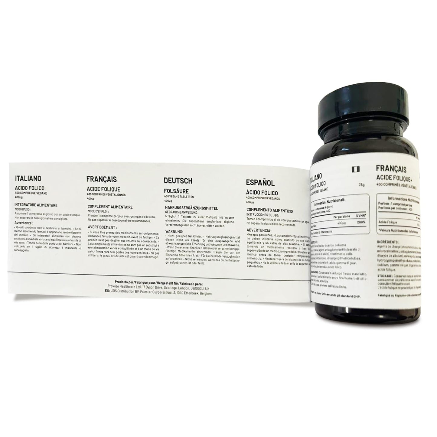 PH PROWISE Healthcare Folic Acid Tablets 400 mcg, 400 Count