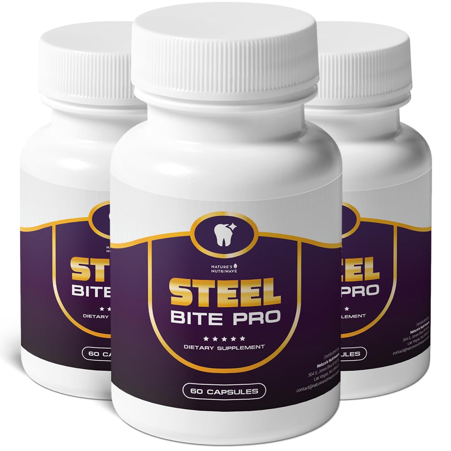 Nature’s NutriWave Steel Bite Pro Capsules 180