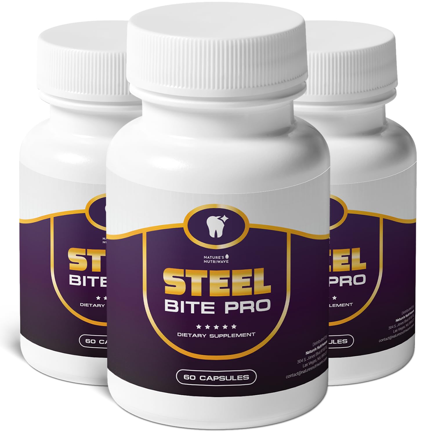 Nature’s NutriWave Steel Bite Pro Capsules 180