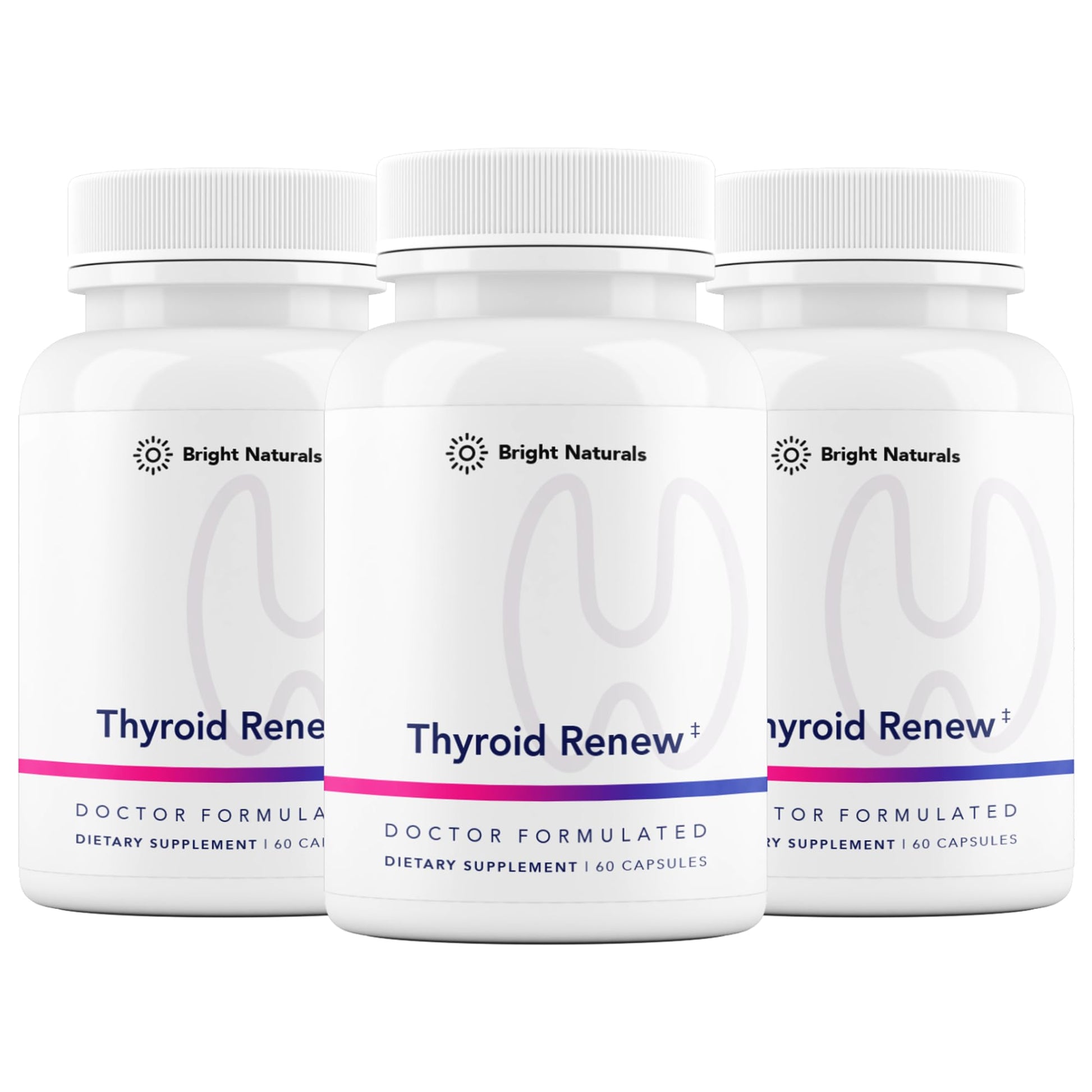 Bright Naturals Thyroid Renew Supplement, 180 Capsules