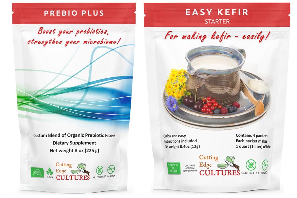 Cutting Edge Cultures Prebio Plus Prebiotic Fiber Powder 8 oz