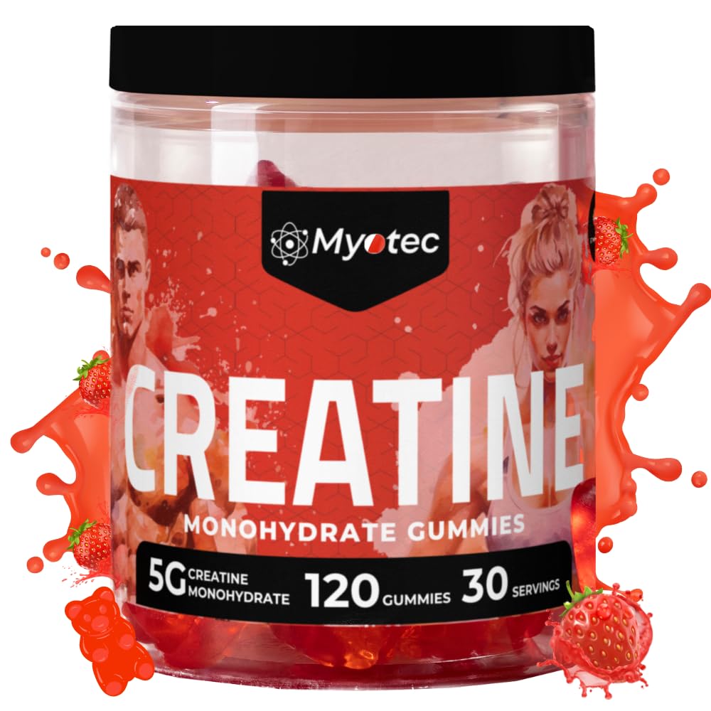 MYOTEC Creatine Monohydrate Gummies 120 Count