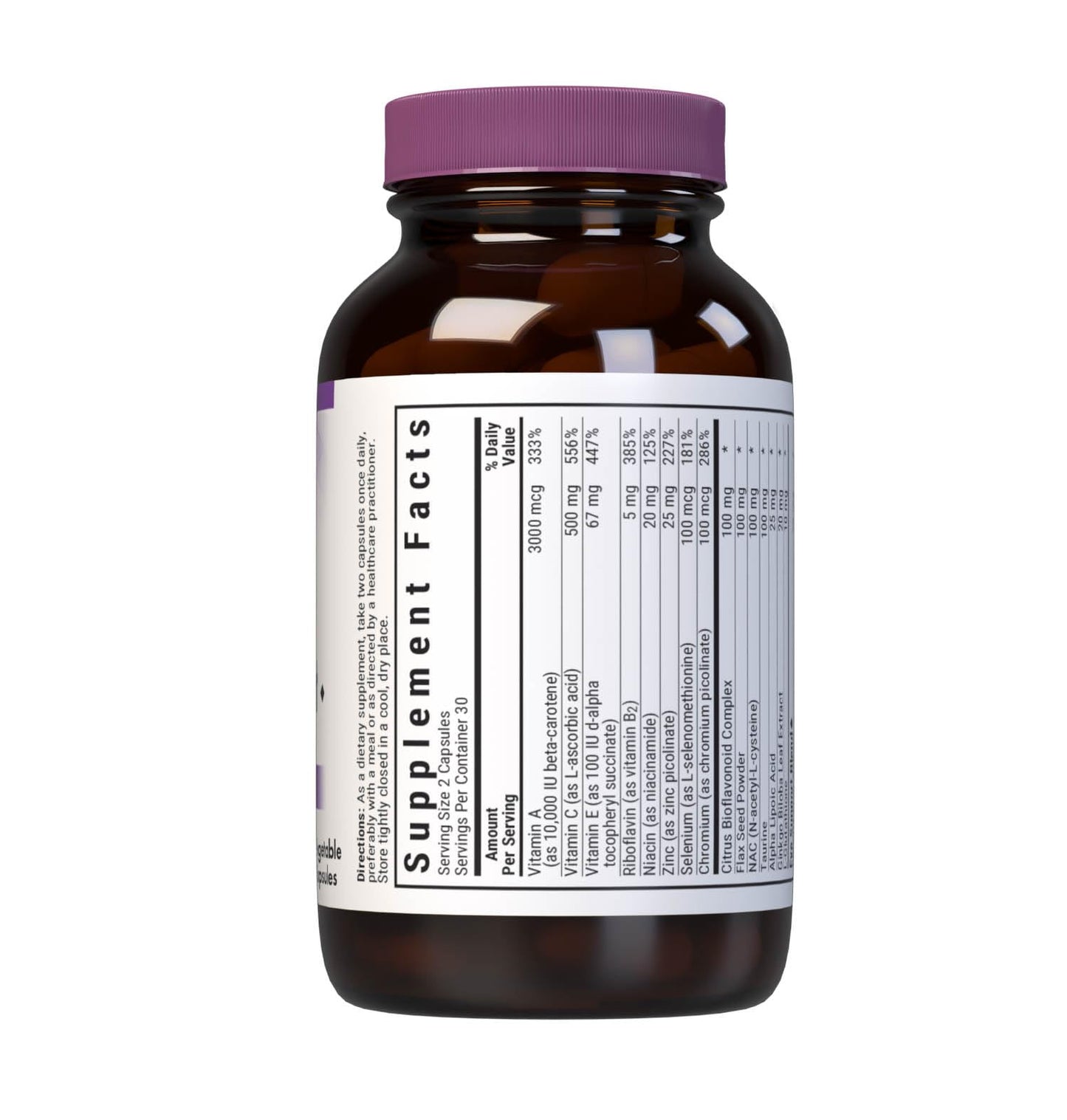 BlueBonnet Eye Antioxidant with Zeaxanthin Formula Capsules, 60 Count