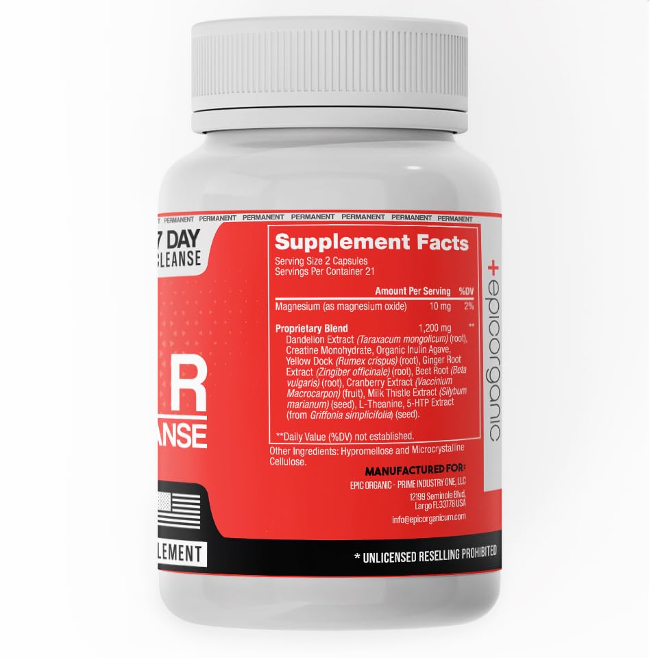 Epic Organicum Detox Capsule 30 Capsules
