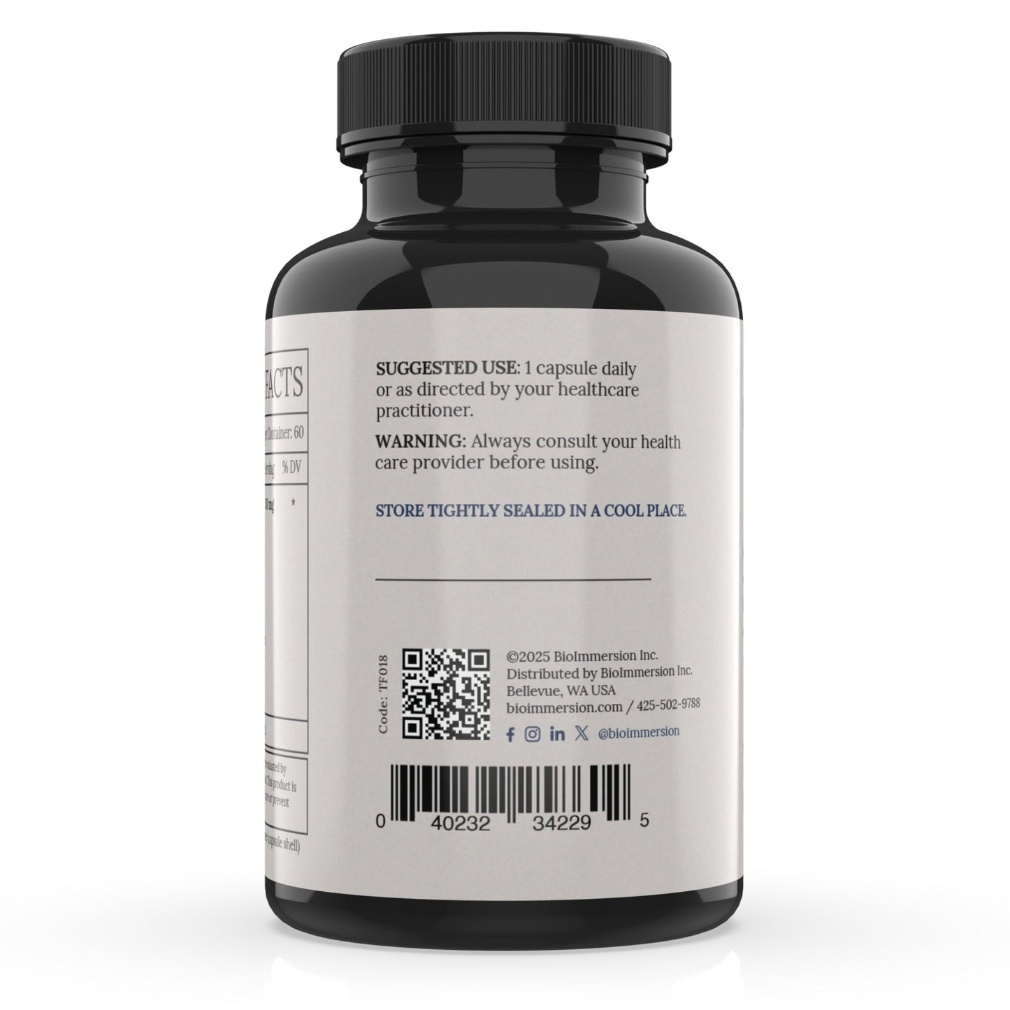 BioImmersion Supernatant Synbiotic Capsule 60 Capsules