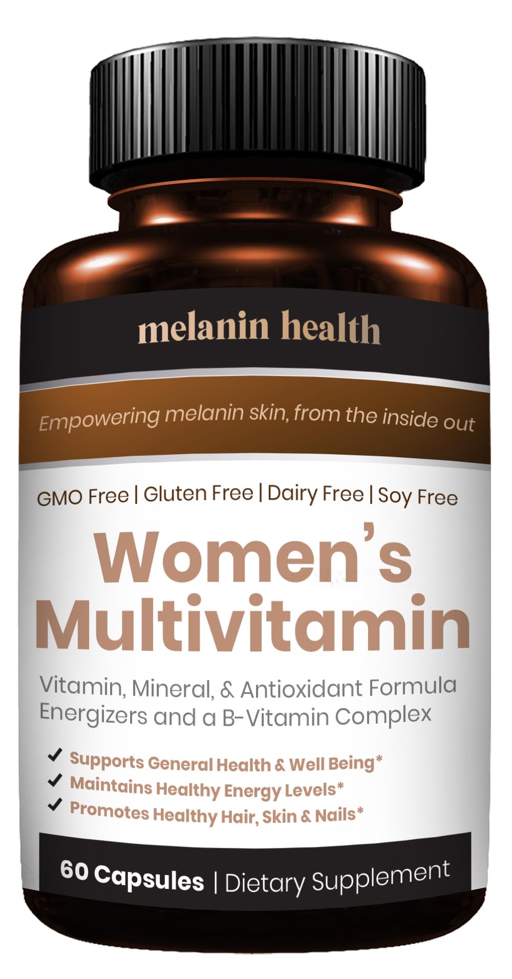 Melanin Health Women's Multivitamin Capsule 60 Count