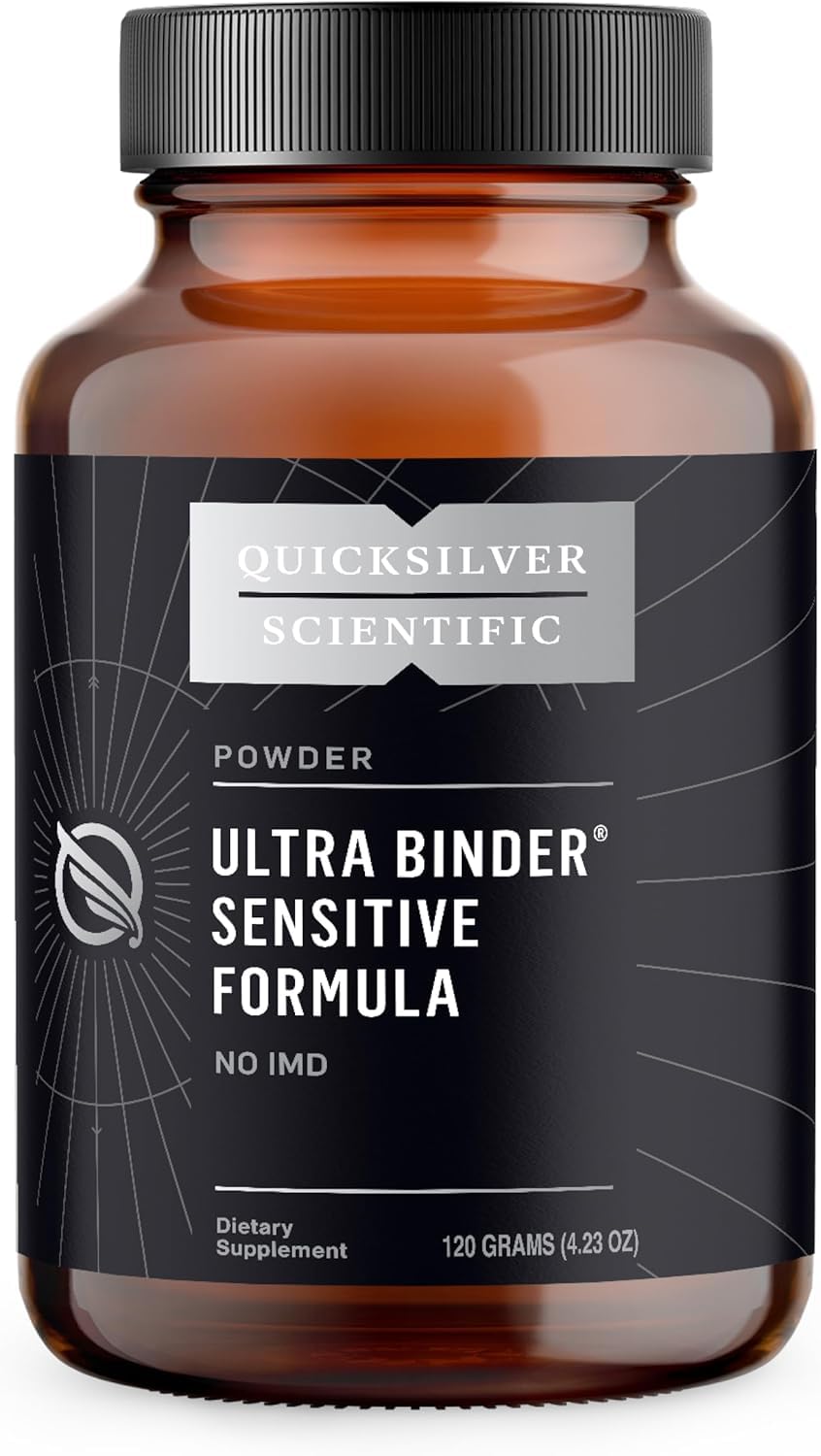 Quicksilver Scientific Ultra Binder Sensitive Formula Bentonite Clay Powder, 4.23 Ounce