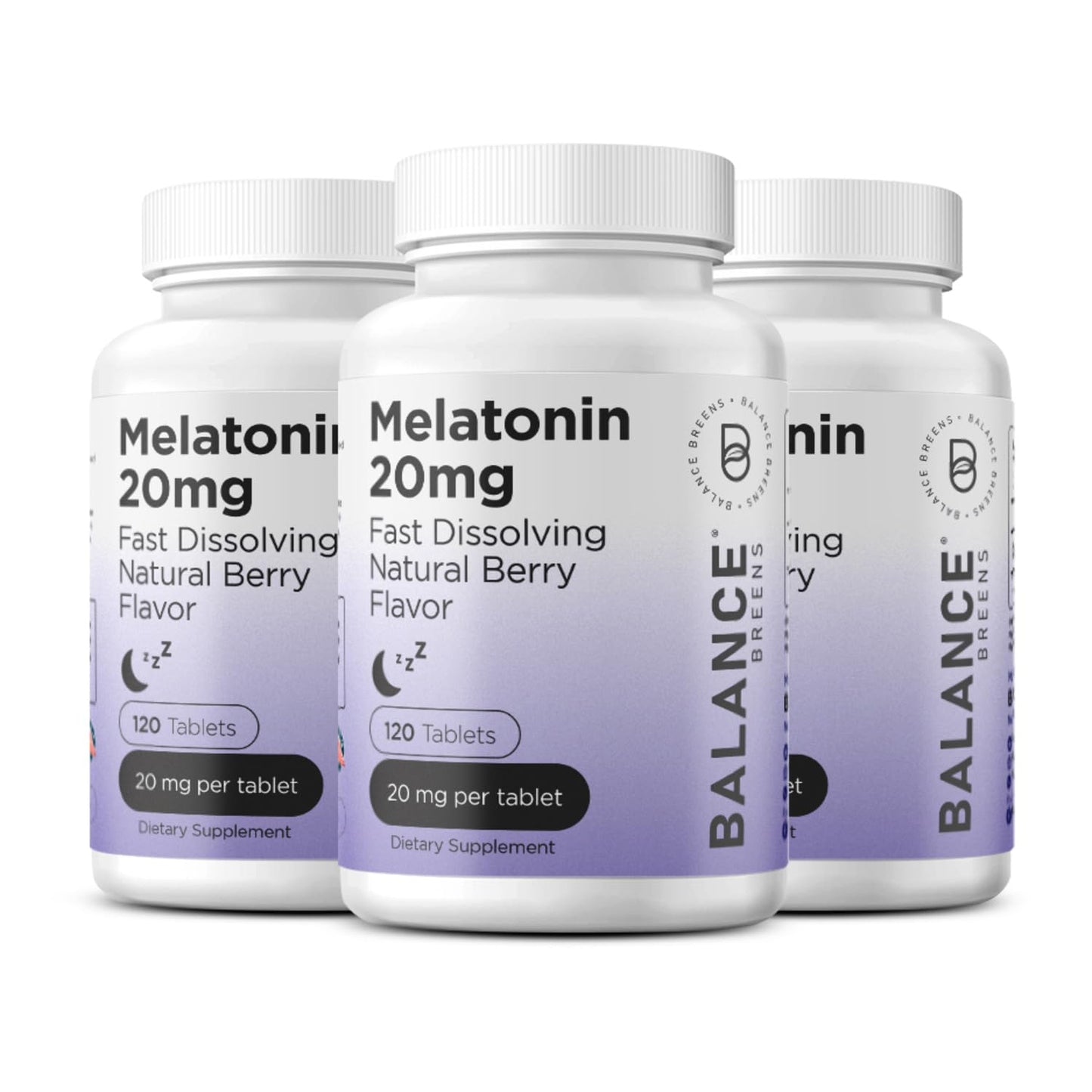 Balancebreens Melatonin 20mg Fast Dissolve Tablets, 360 Tablets