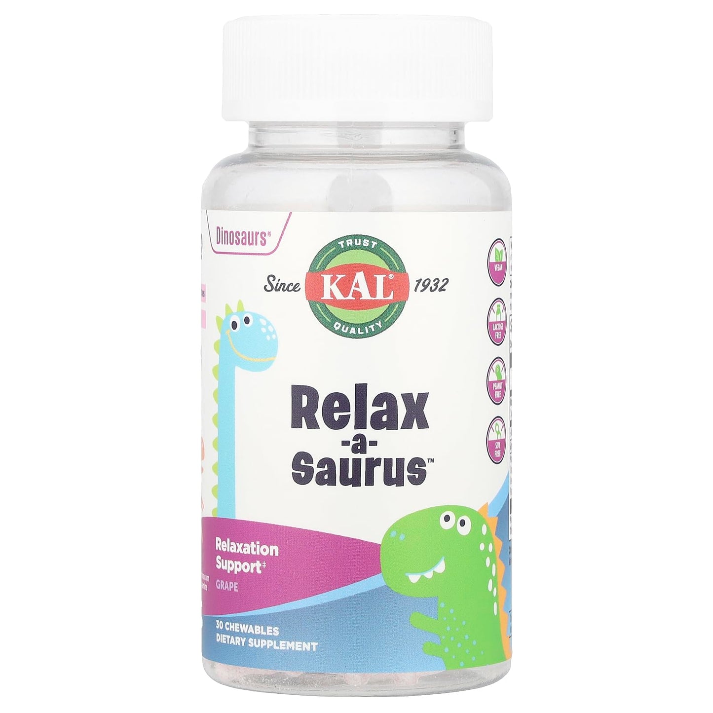 KAL Relax-a-Saurus Kids Chewables Tablet 30