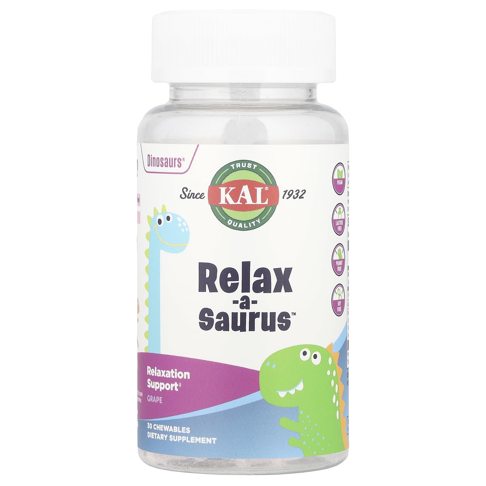 KAL Relax-a-Saurus Kids Chewables Tablet 30
