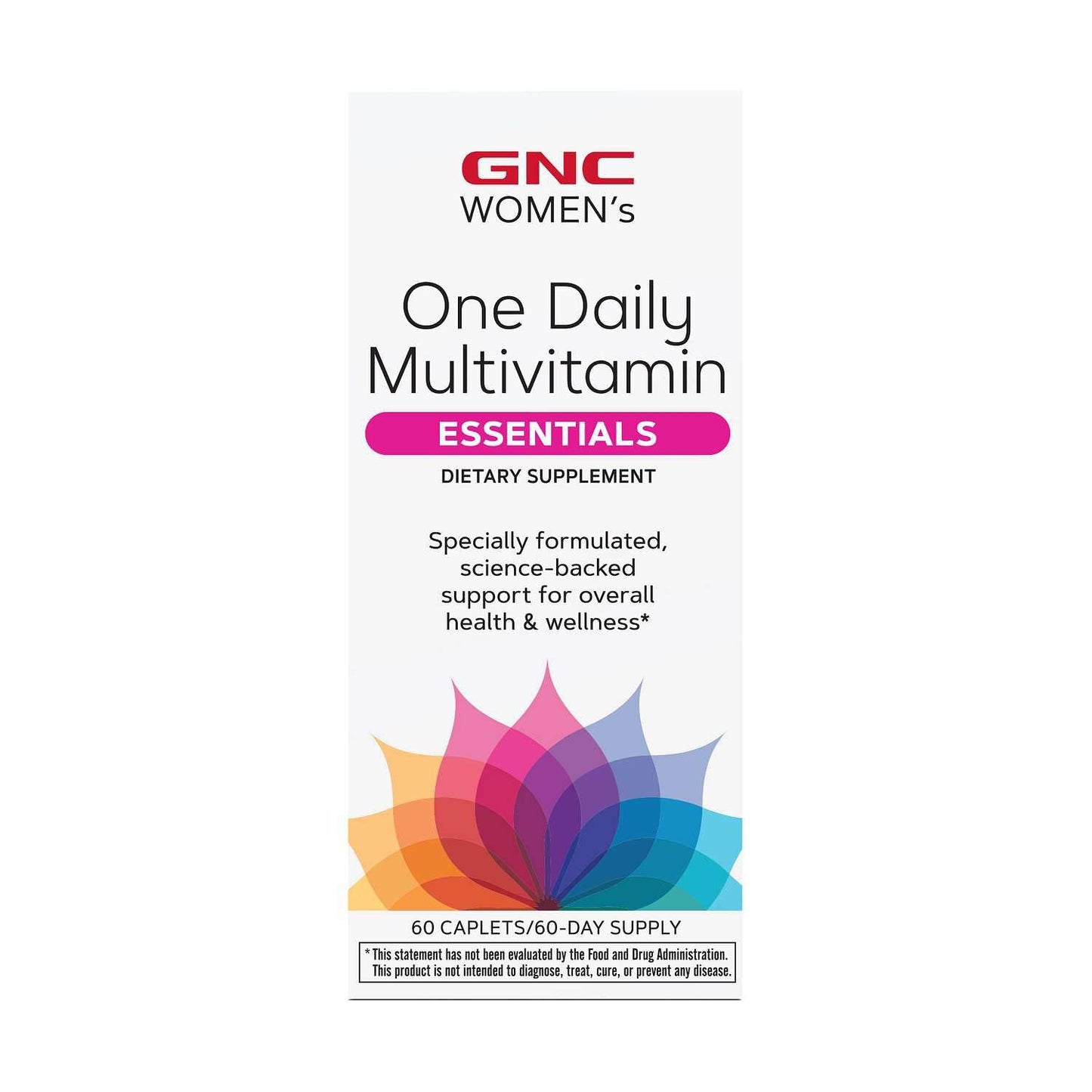 GNC Women's One Daily Multivitamin Essentials Caplets, 60 Count