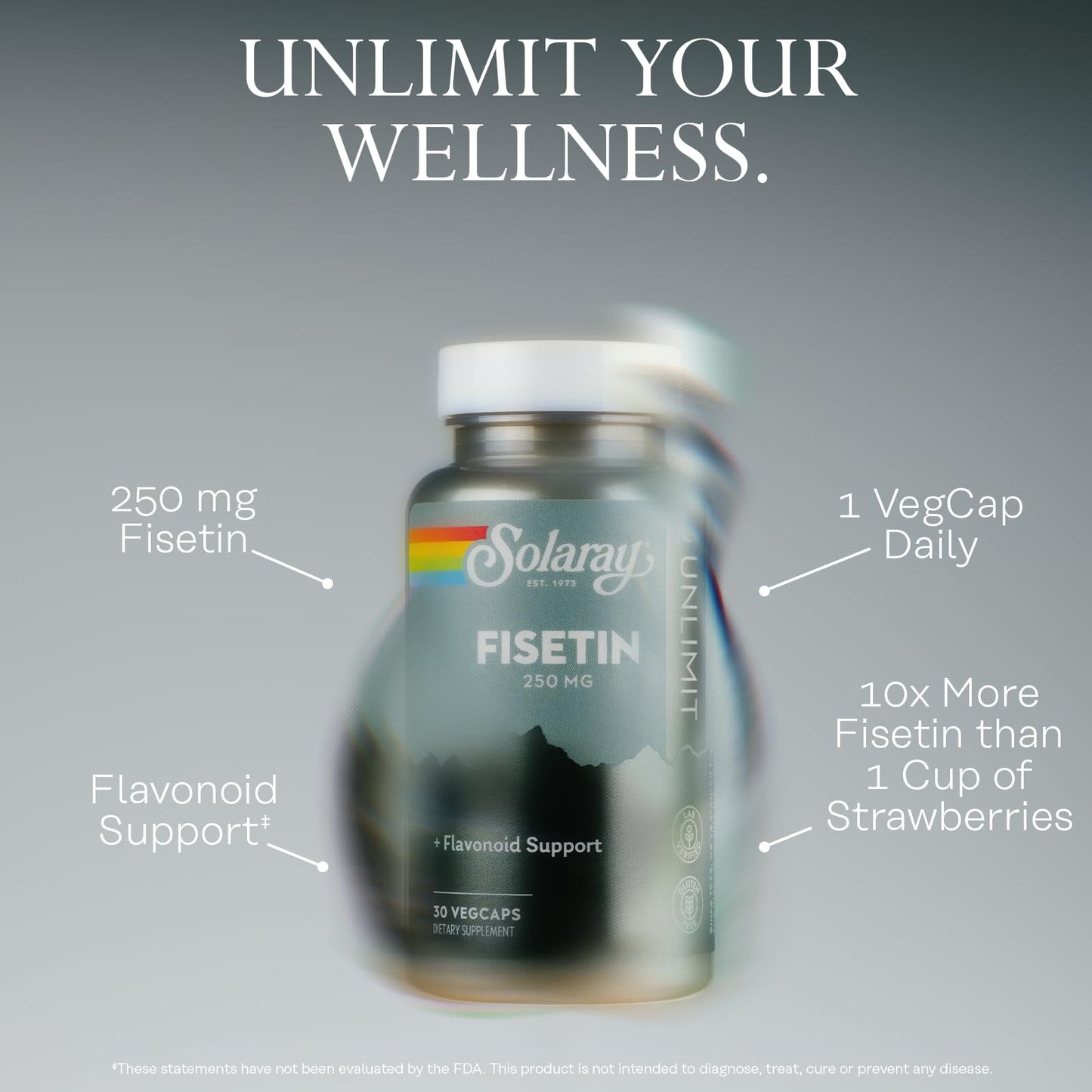 SOLARAY Fisetin 250 mg Capsule 30 VegCaps