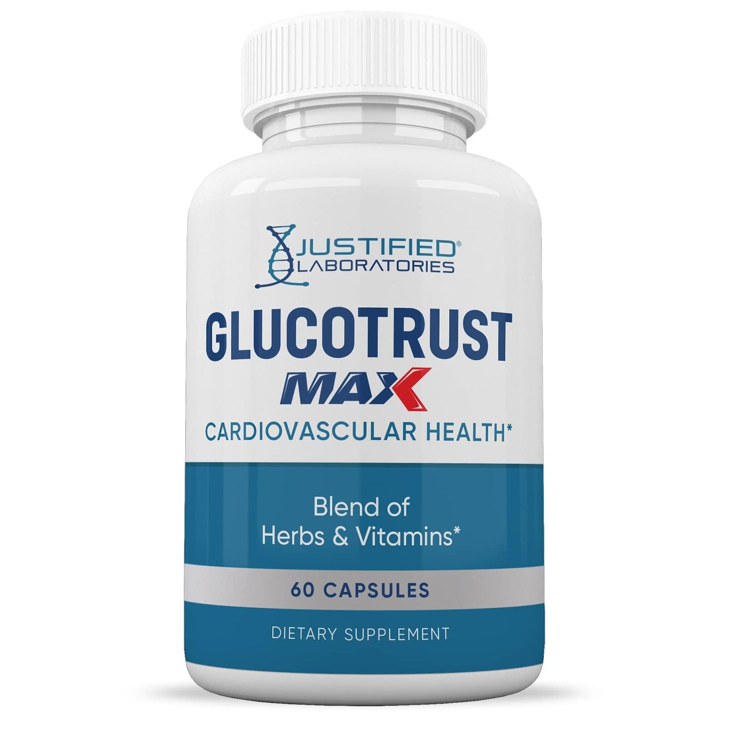 Justified Laboratories Glucotrust Max 1295MG Formula 300 Capsules