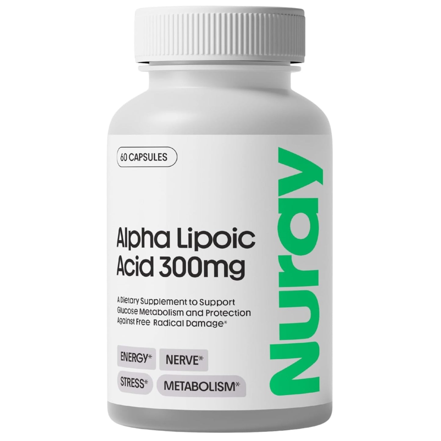 Nuray Alpha Lipoic Acid 300mg Capsules, 60 Capsules