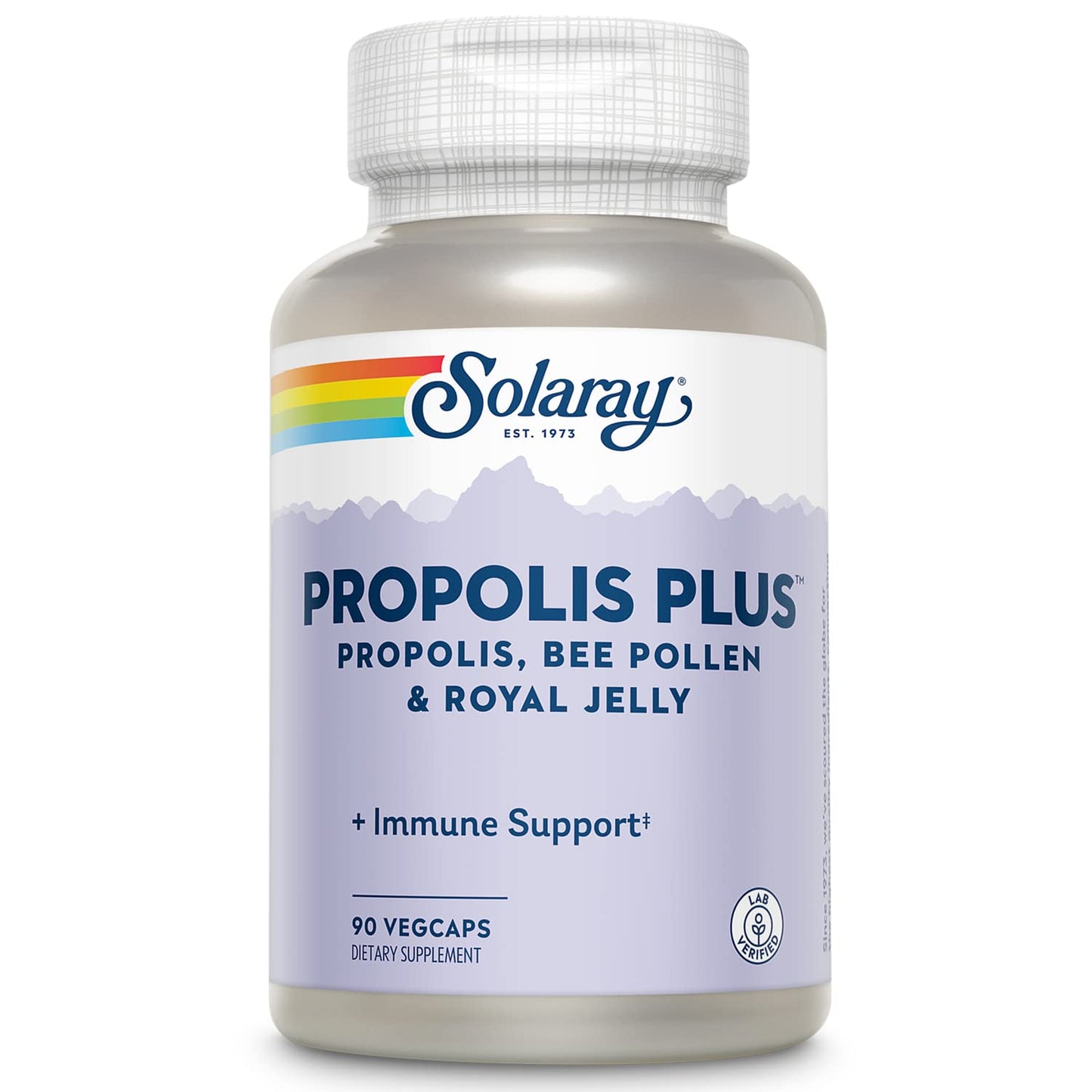 Solaray Propolis Plus Immune Support Supplement 90 VegCaps