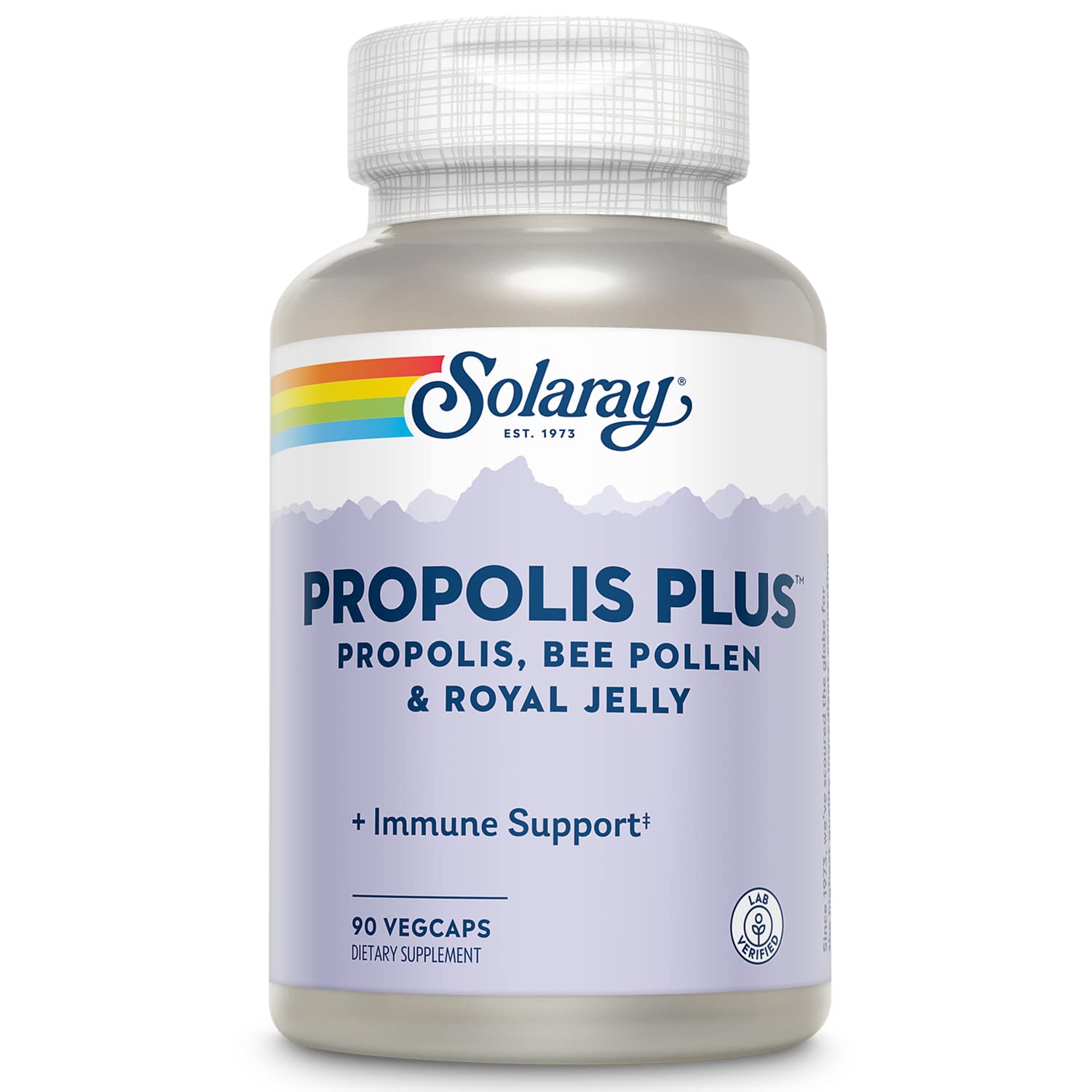 Solaray Propolis Plus Immune Support Supplement 90 VegCaps