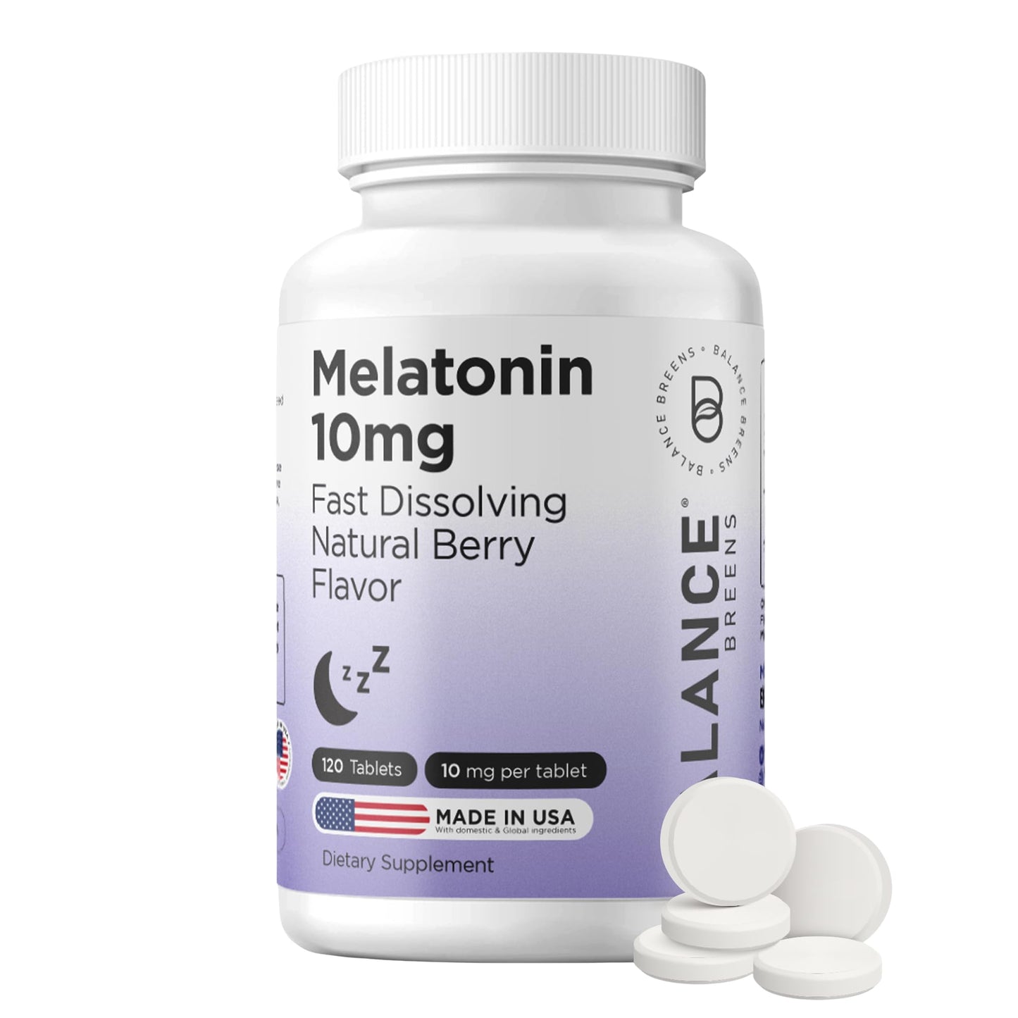 Balancebreens Melatonin 10mg Capsule, 120 Count