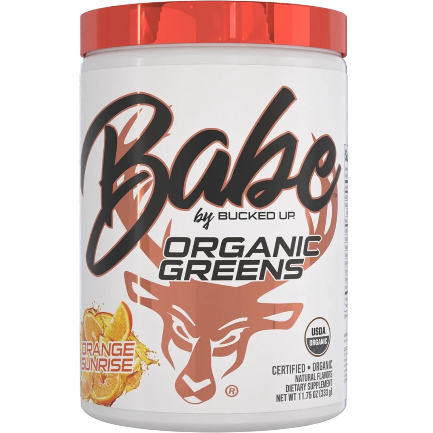 Bucked Up Greens Superfood Powder Orange Sunrise, 11.75 oz