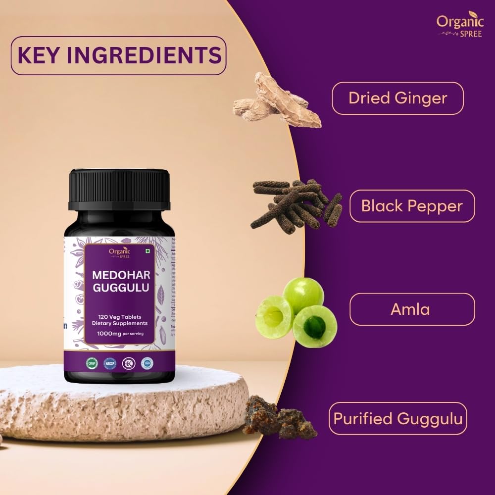 ORGANIC SPREE Medohar Guggulu Tablet 360 Tablets