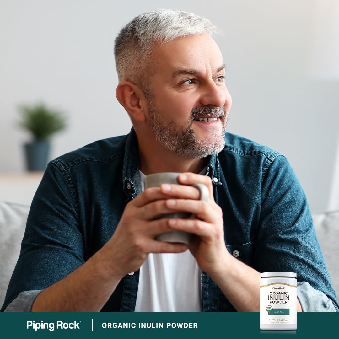Piping Rock Organic Inulin Powder 15 Ounce