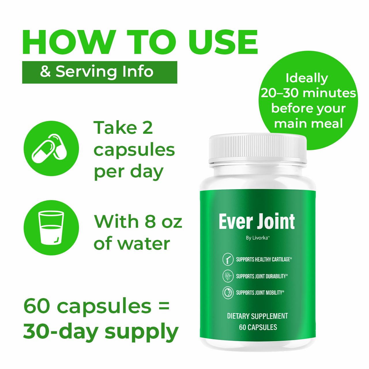 LIVORKA Ever Joint 120 Capsules