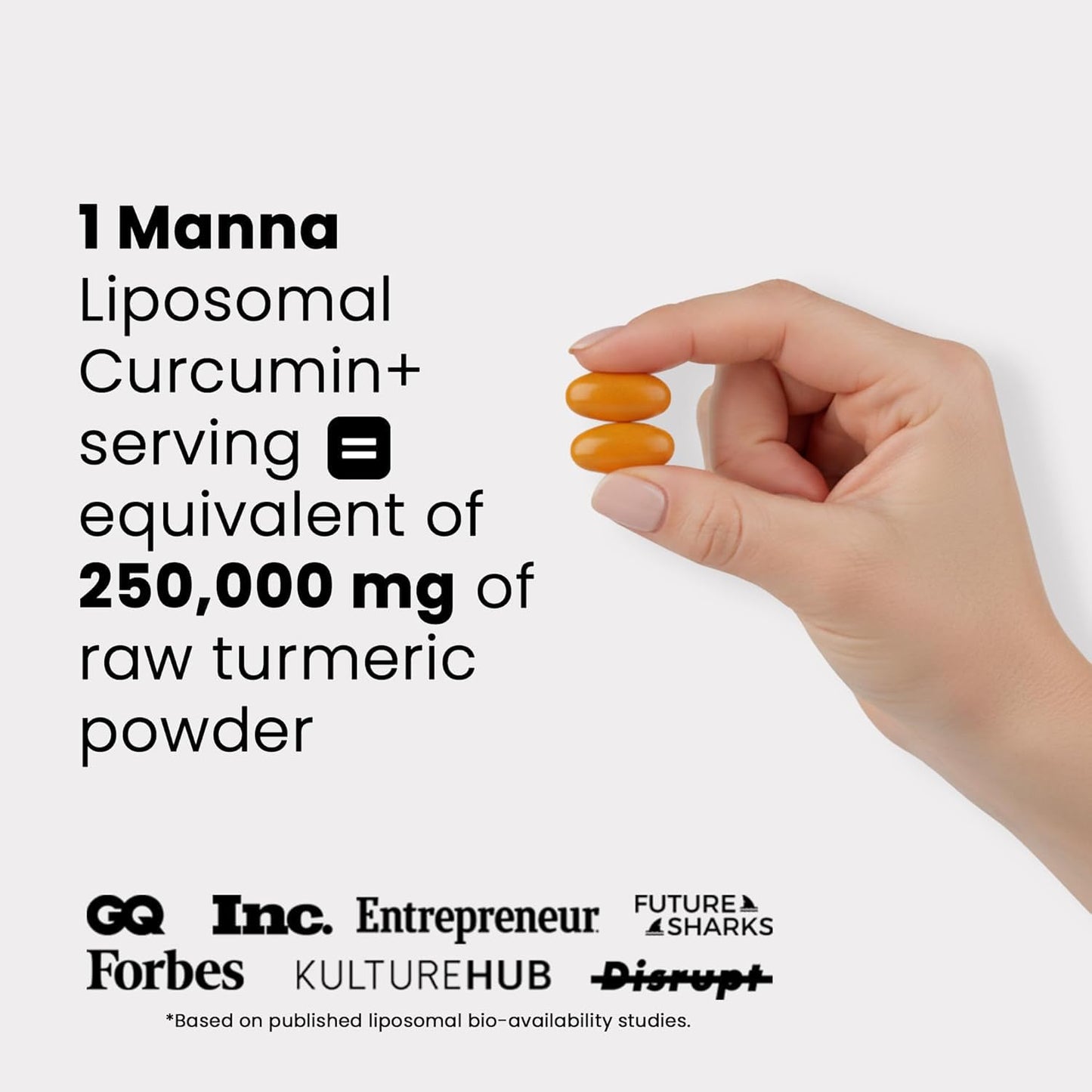 Manna Vitamins Evolved Liposomal Curcumin+ Softgels 60 Count