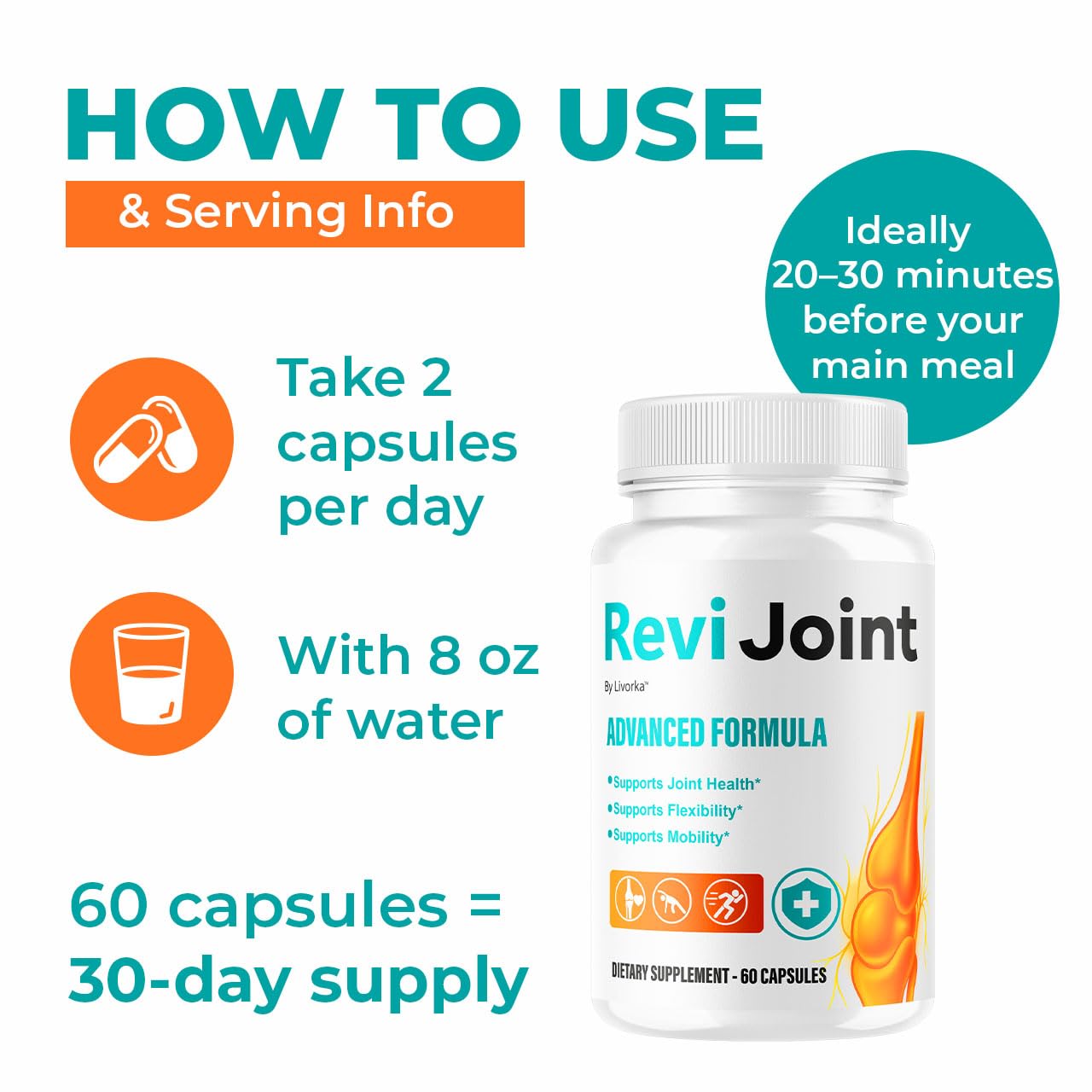 LIVORKA ReviJoint Capsules 120 Capsules