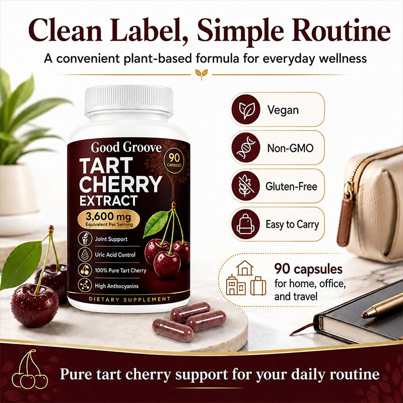 Petalsmooth Good Groove Tart Cherry Extract Softgel 1 Count